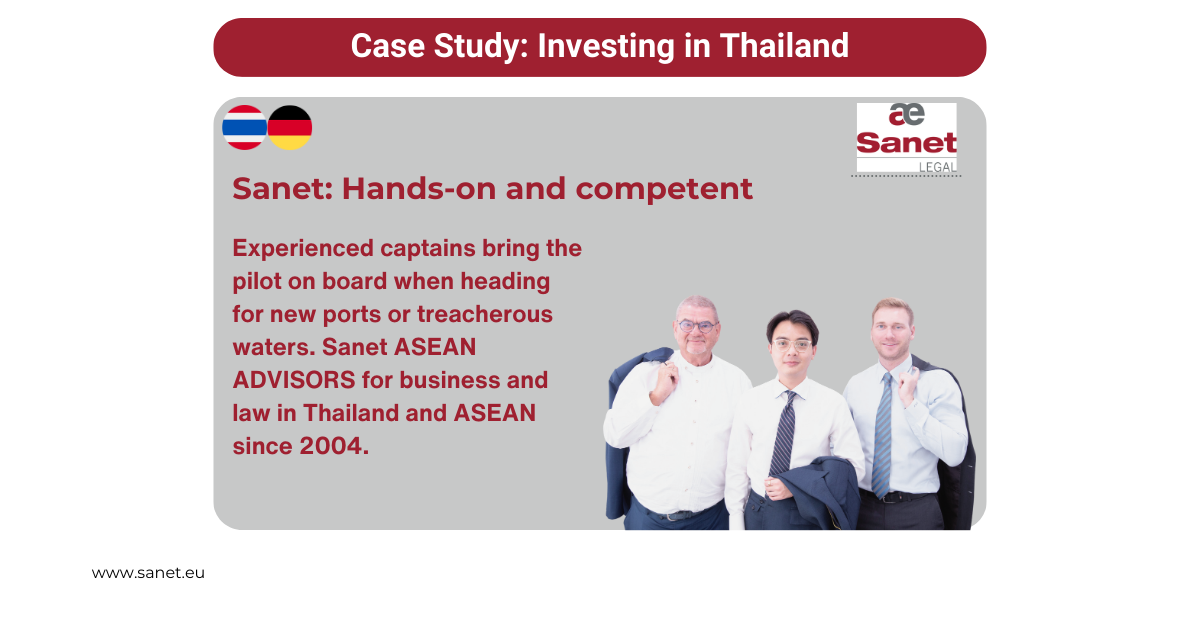 Foto zur Case Study über Investitionen in Thailand auf der Sanet Webseite