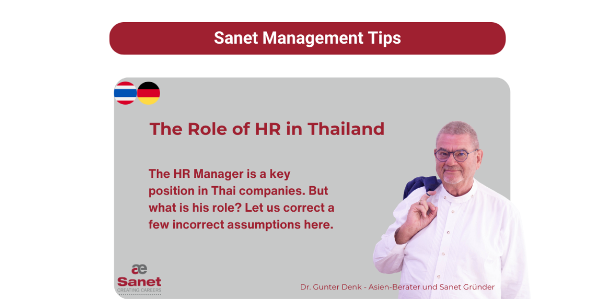 Sanet CREATING CAREERS is your recruitment agency in Thailand for executives and specialists for international western-minded business.
